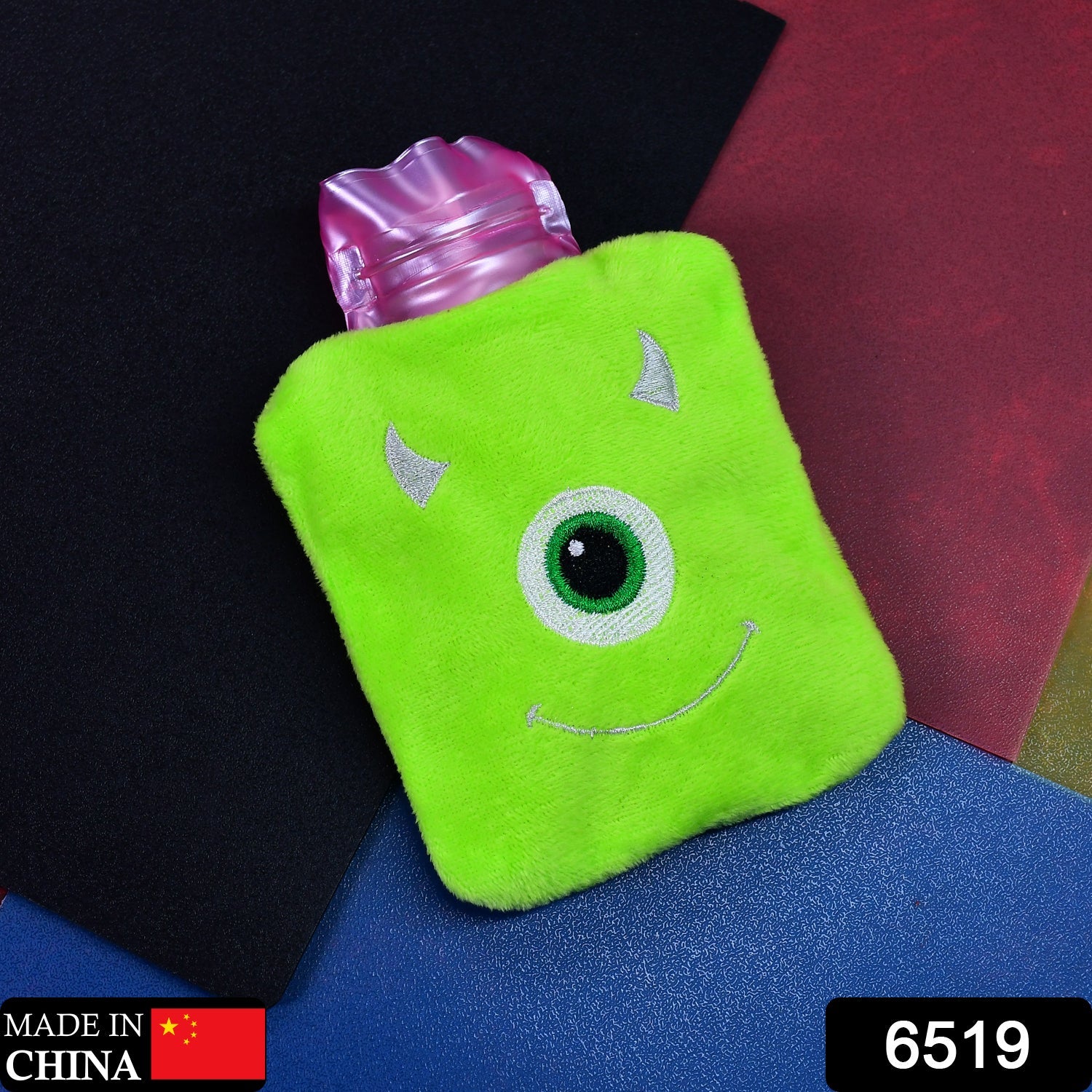 6519 Green one eye monster print small Hot Water Bag with Cover for Pain Relief, Neck, Shoulder Pain and Hand, Feet Warmer, Menstrual Cramps. DeoDap 6519 Green one eye monster print small Hot Water Bag with Cover for Pain Relief, Neck, Shoulder Pain and Hand, Feet Warmer, Menstrual Cramps. DeoDap